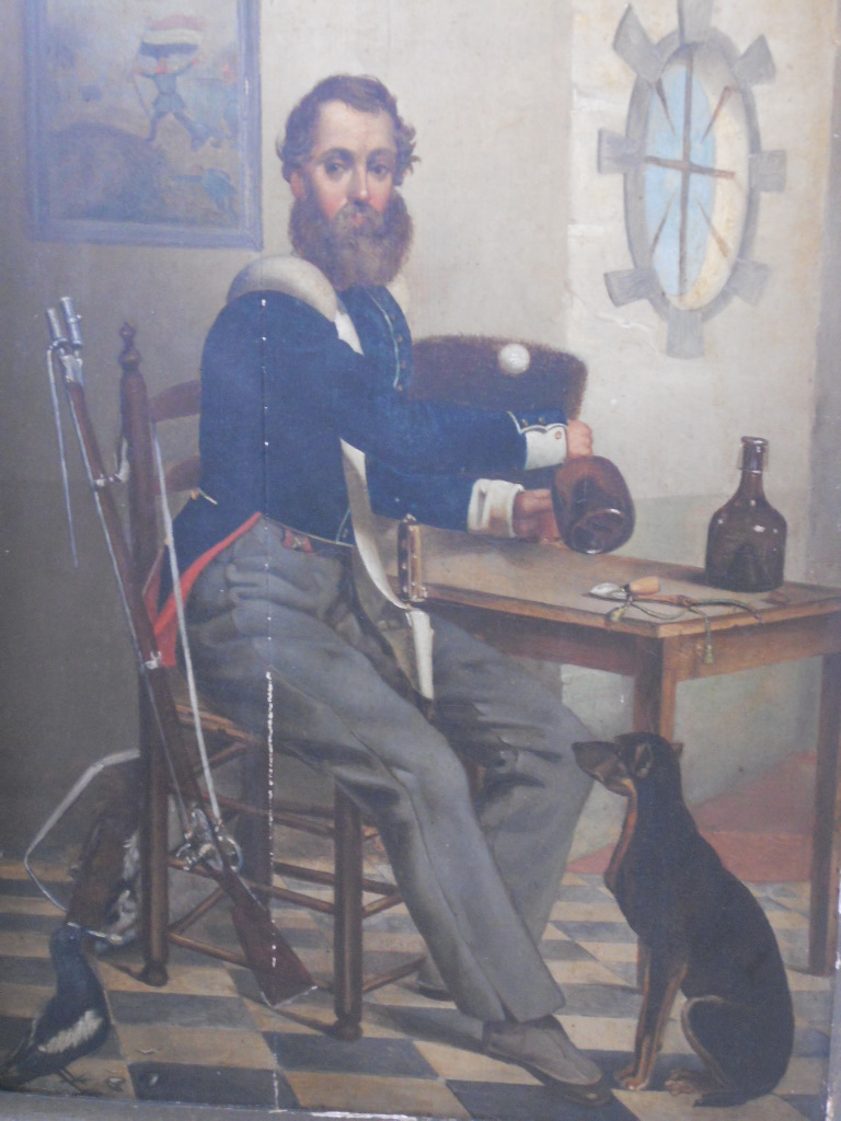 Oil on panel