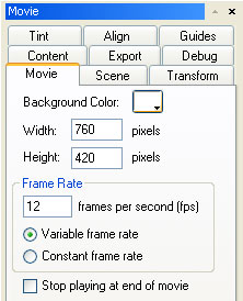 Stage properties