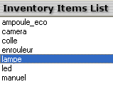 item list