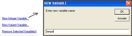 new integer variable