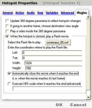 play a flash movie